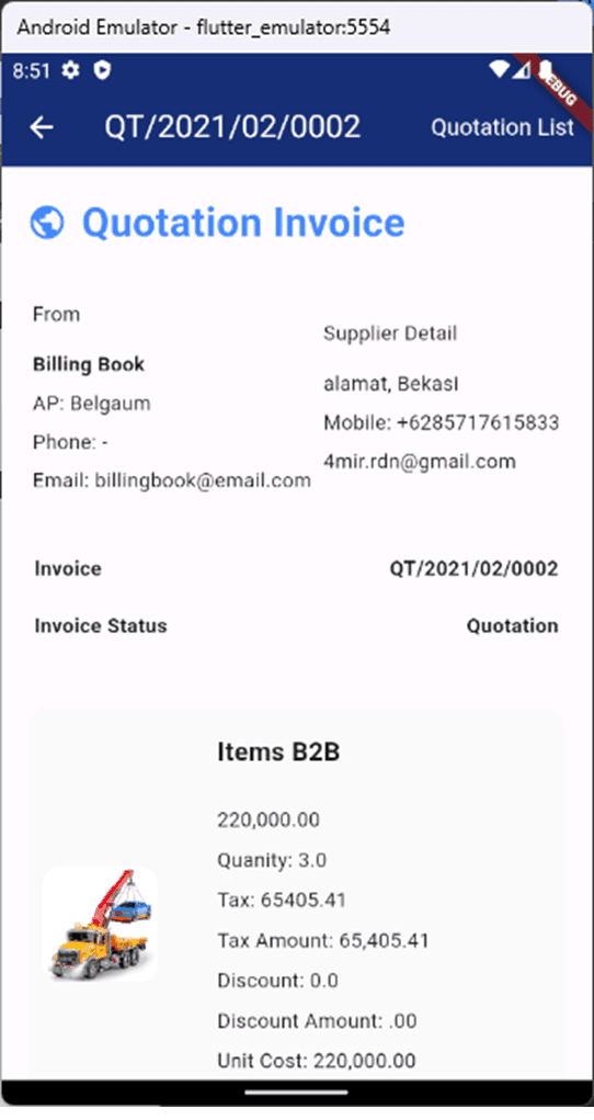 Klien Mobile WMS Lintas Platform Screenshot 13