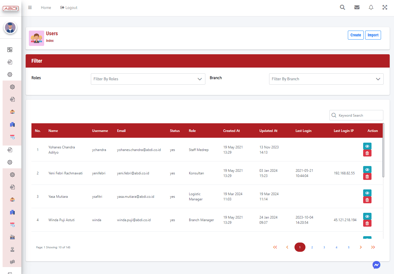 Sistem CRM Enterprise Screenshot 2
