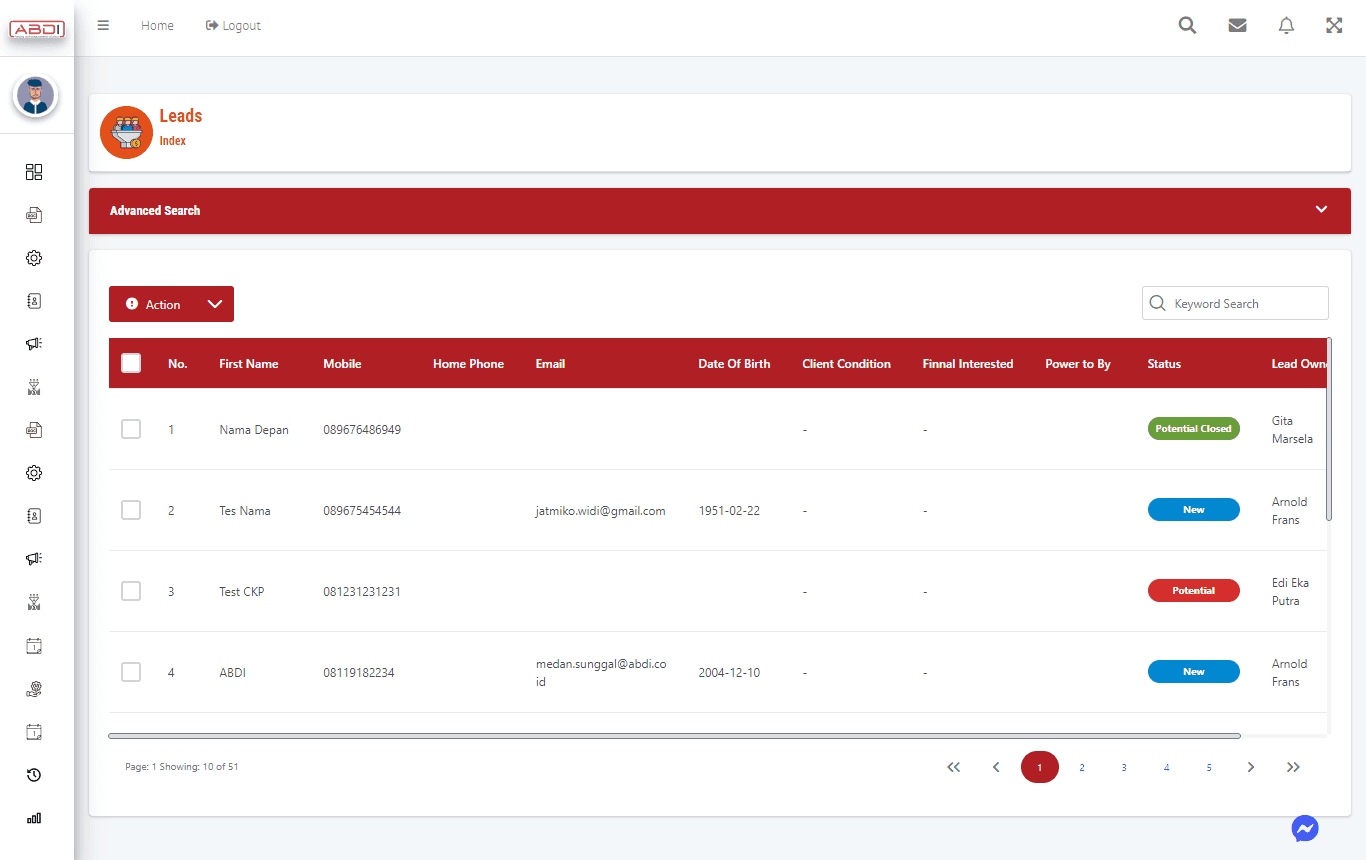 Sistem CRM Enterprise Screenshot 6