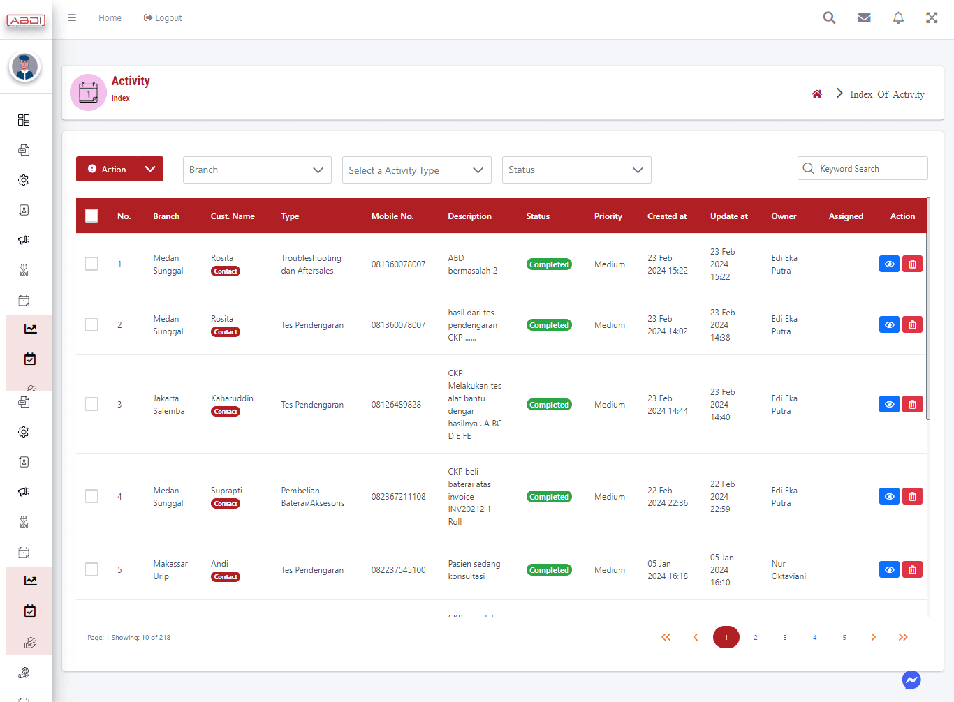 Sistem CRM Enterprise Screenshot 8