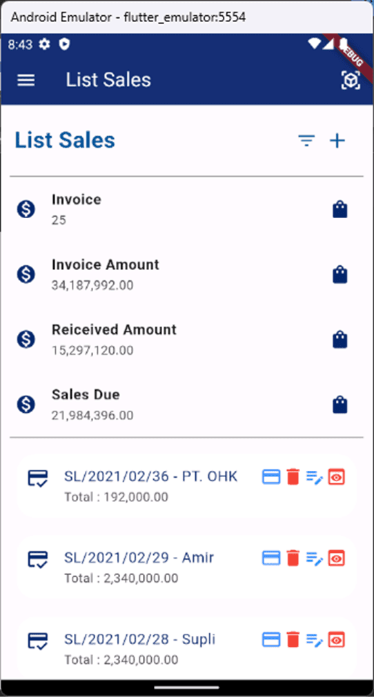Klien Mobile WMS Lintas Platform Screenshot 5