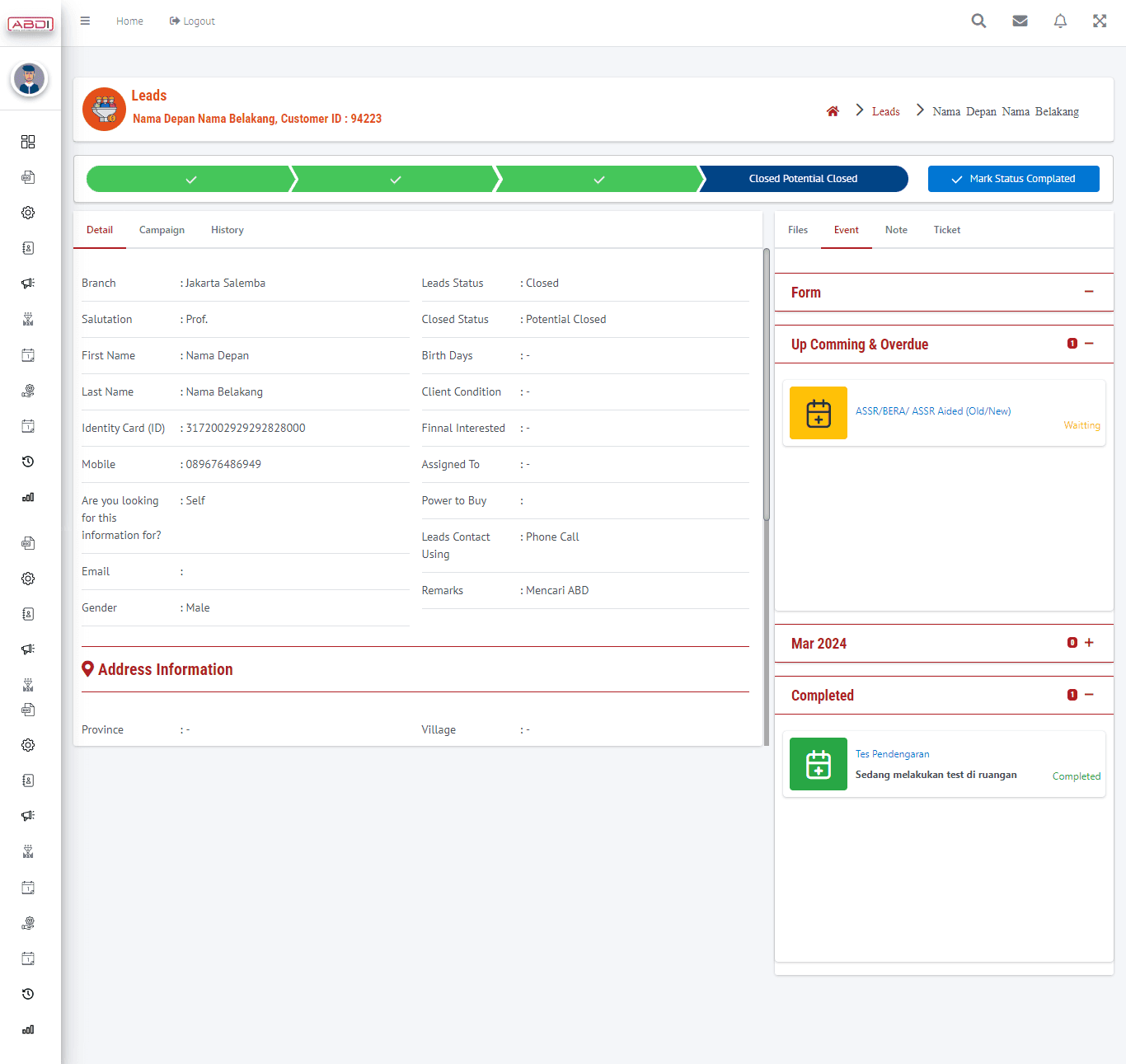 Sistem CRM Enterprise Screenshot 7