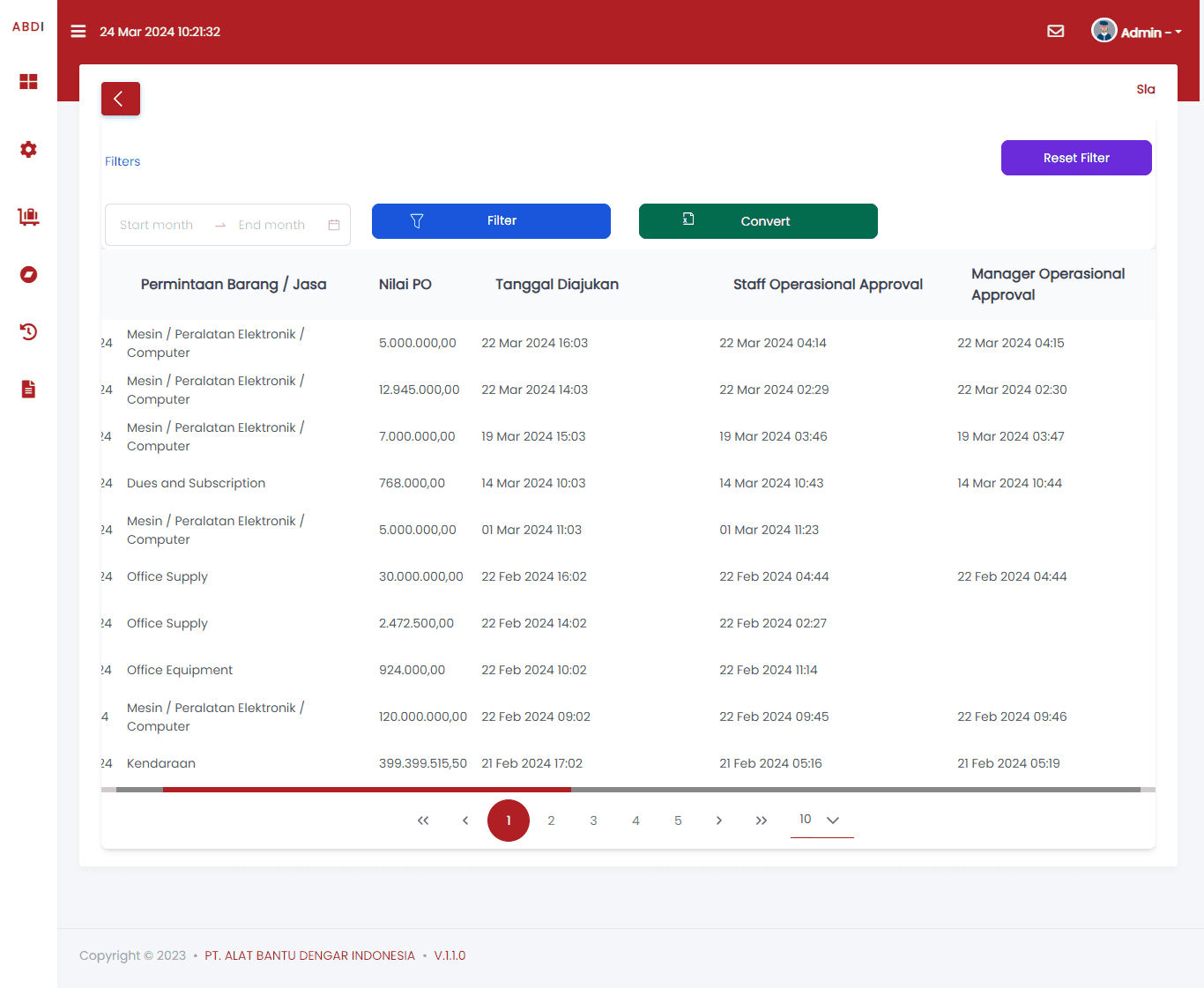 Sistem E-Procurement Enterprise Screenshot 12