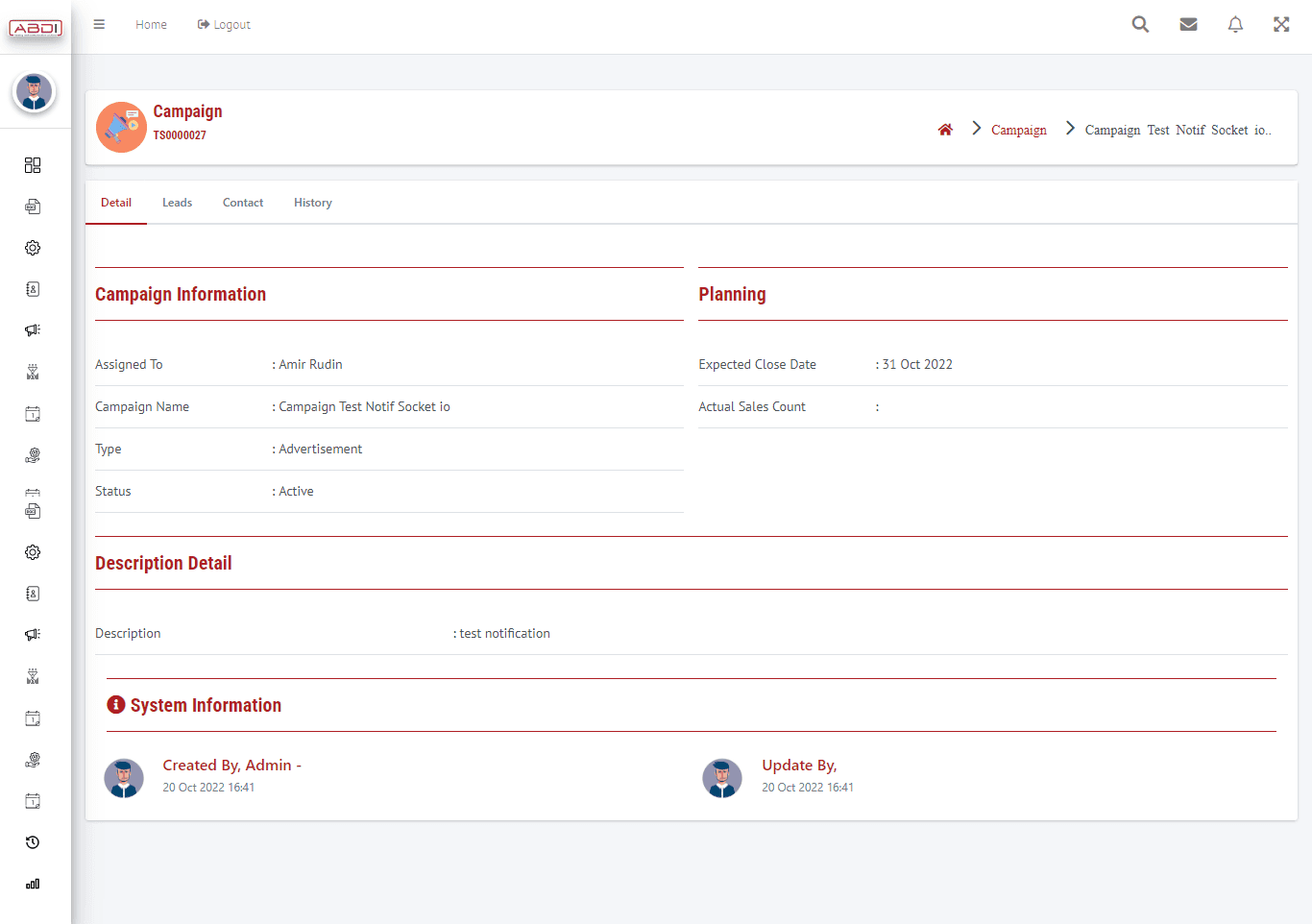 Sistem CRM Enterprise Screenshot 5
