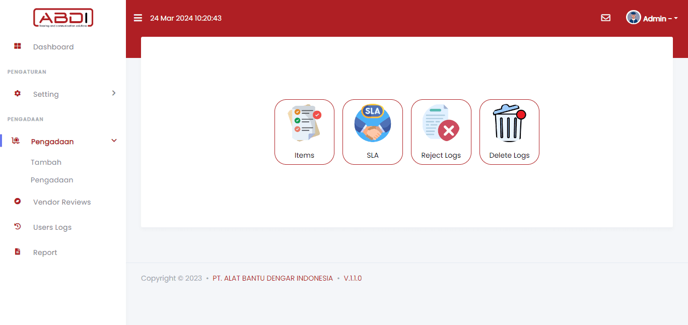 Sistem E-Procurement Enterprise Screenshot 11