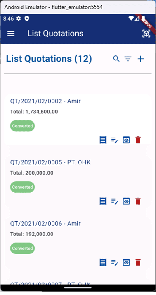 Klien Mobile WMS Lintas Platform Screenshot 9