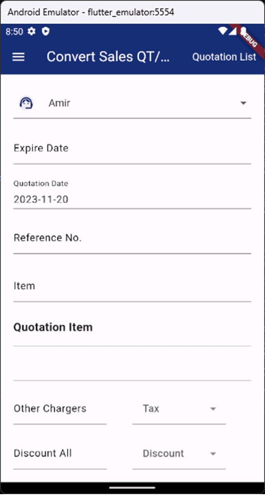Klien Mobile WMS Lintas Platform Screenshot 12