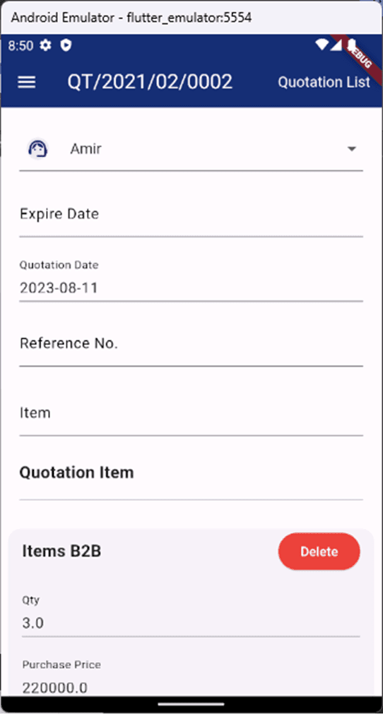Klien Mobile WMS Lintas Platform Screenshot 11